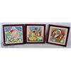 Image 1 : SET OF 3 FOLK ART TRIVETS