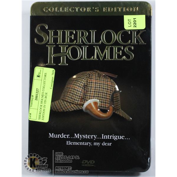 SHERLOCK HOLMES COLLECTORS EDITION IN TIN BOX