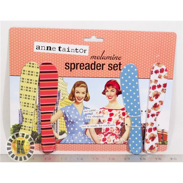 NEW 4PC MELAMINE SPREADER SET