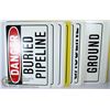 Image 1 : LOT OF 24 CAUTION/WARNING/DANGER  SIGNS .
