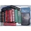 Image 1 : LARGE FLAT OF HARDCOVER BIBLES ALL DIFFERENT.