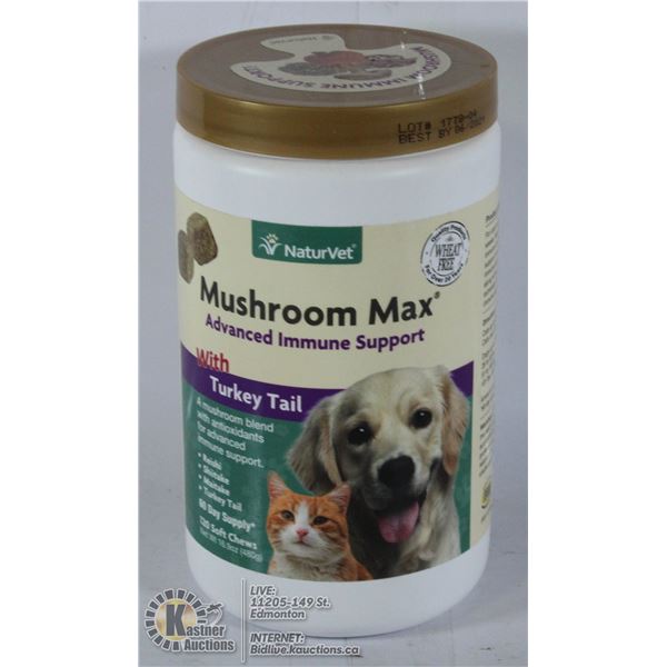NATURVET MUSHROOM MAX ADVANCED IMMUNE SUPPORT