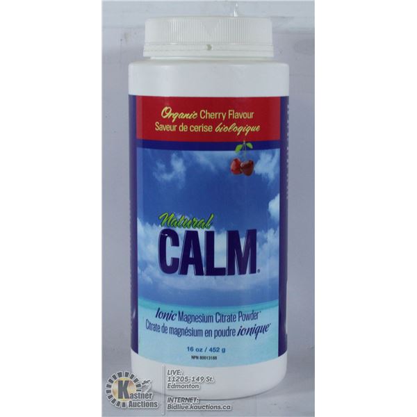 NATURAL CALM IONIC MAGNESIUM CITRATE POWDER 16OZ