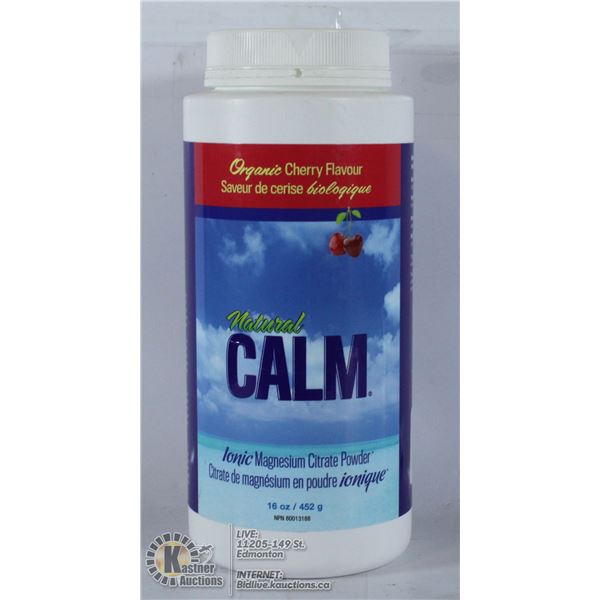 NATURAL CALM IONIC MAGNESIUM CITRATE POWDER 16OZ