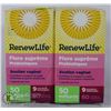 Image 1 : TWO BOXES OF RENEWLIFE ULTIMATE FLORA PROBIOTIC
