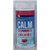 Image 1 : NATURAL CALM GUMMIES. 120 GUMMIES. RASPBERRY LEMON