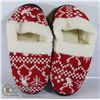 Image 1 : BERGMAN KELLY FLEECE MEMORY FOAM SLIPPERS SIZE 7-8