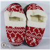 Image 1 : BERGMAN KELLY FLEECE MEMORY FOAM SLIPPERS SIZE 7-8