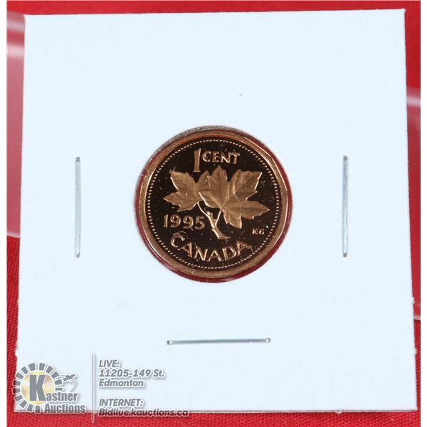 1995 PROOF CANADA SMALL CENT