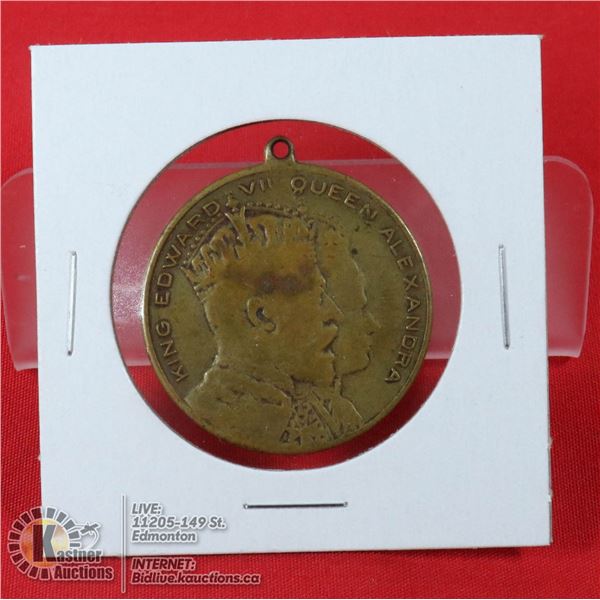 1902 KING EDWARD VII CORONATION MEDAL