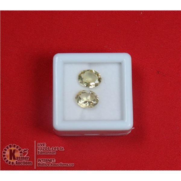 #186-CITRINE GEMSTONES 7 x  9mm 3.05ct