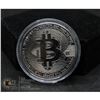 Image 1 : SILVER PLATED BITCOIN IN PROTECTIVE CASE.