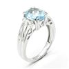 Image 1 : EC97 SILVER BLUE TOPAZ RING