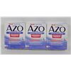 Image 1 : LOT OF 3 AZO URINARY PAIN RELIEF