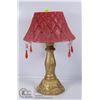 Image 1 : LAMP SHAPED CANDLE ON STAND