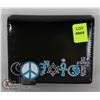 Image 1 : SHAGWARE WALLET PEACE AND SYMBOL DESIGN