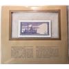 Image 1 : 2)  BRUNEI $1.00 BANKNOTE, FRAMED WITH