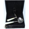 Image 1 : ANTIQUE BABY SPOON AND PUSHER SET