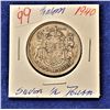 Image 1 : 1940 SILVER CANADIAN 50 CENT COIN