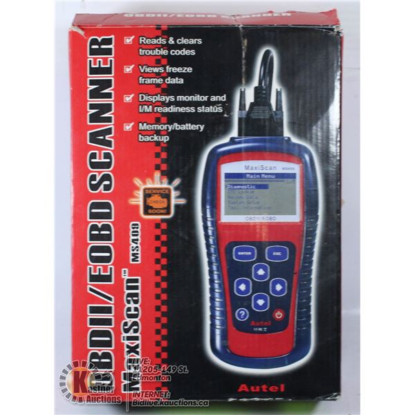 AUTEL DIAGNOSTIC SCANNER NIB WITH ORIG CASE AND