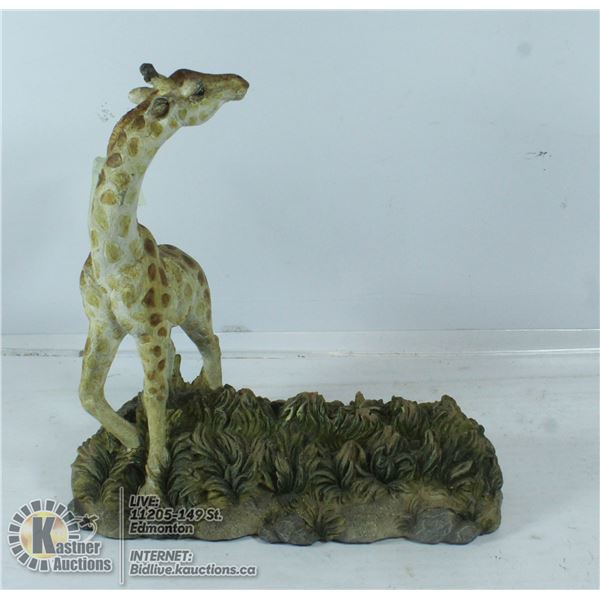 GIRAFFE FIGURINE, RESIN