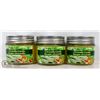Image 1 : LOT OF 3 X 65G CITRONELLA CANDLES