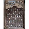 Image 1 : TRAY OF COLLECTOR SPOONS