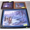 Image 1 : SET OF 3 ABORIGINAL CHIEF PICTURES (1 LARGE &