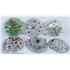 Image 1 : TRAY OF ANTIQUE MARBLES IN GLASS FROGS