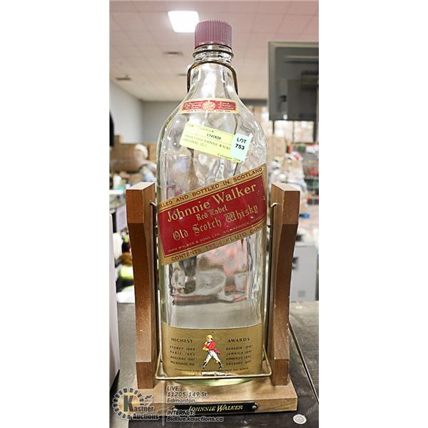 1960'S 133OZ JOHNNIE WALKER ON ORIGINAL TILT