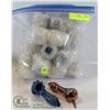 Image 1 : BAG OF 12 GLASS PIPES 4-1/2"