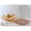 Image 1 : VINTAGE GLASS SERVINGWARE