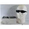 Image 1 : BOX OF SLEEK THIN FRAMED BLUE LENS SUNGLASSES