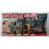 Image 1 : FIVE 1957 LIFE MAGAZINES