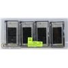 Image 1 : 4 PACKS OF QUEWEL ASSORTED EYELASH EXTENSIONS