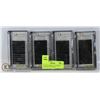 Image 1 : 4 PACKS OF QUEWEL ASSORTED EYELASH EXTENSIONS