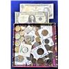 Image 1 : 24)  MASSIVE LOT OF INTERNATIONAL COINS AND