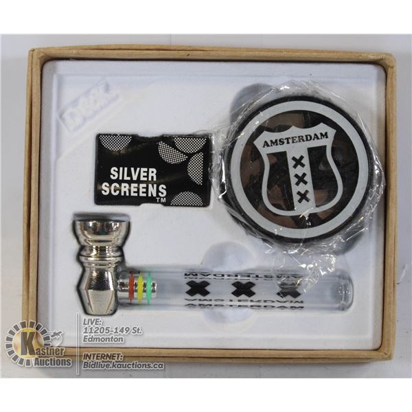 AMSTERDAM D&K PIPE & GRINDER
