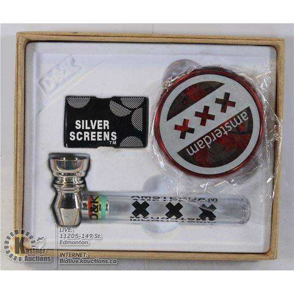 AMSTERDAM D&K PIPE & GRINDER