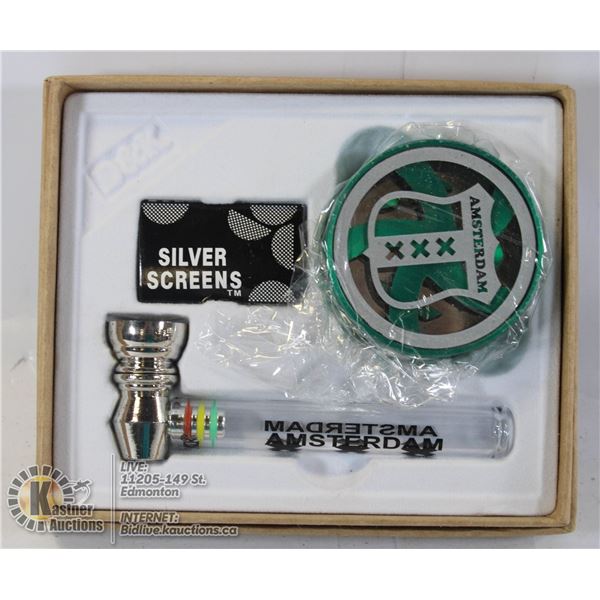 AMSTERDAM D&K PIPE & GRINDER
