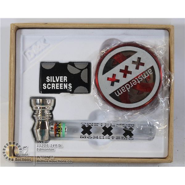 AMSTERDAM D&K PIPE & GRINDER