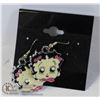 Image 1 : PAIR OF BETTY BOOP EARRINGS