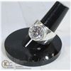Image 1 : MEN'S PINKY RING WITH CRYSTAL STONE