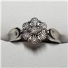 T119 SILVER 7 DIAMOND RING