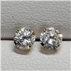 Image 1 : T138 14K  CZ EARRINGS