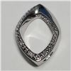 Image 1 : T143 SILVER 4 DIAMOND PENDANT