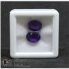 Image 1 : #30-PURPLE AMETHYST GEMSTONES OVAL 3.30CT