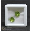Image 1 : #57-GREEN PERIDOT GEMSTONES ROUND 2.48CT