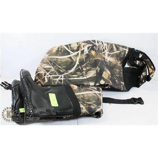 NEW CAMOFLAUGE WAITERS YOUTH SIZE 12 BOOT