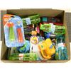 Image 1 : FLAT LOT OF KIDS BUBBLE TOYS AND WATER BOTTLES